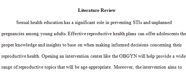 Perform a literature review using a minimum of seven (7) peer-reviewed articles and books, as well as non-research