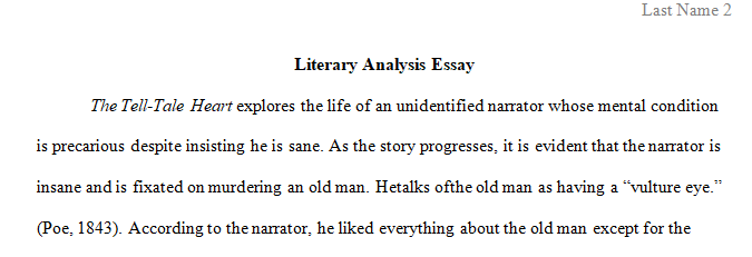 Write a comparative  literary analysis essay focusing on onelens 