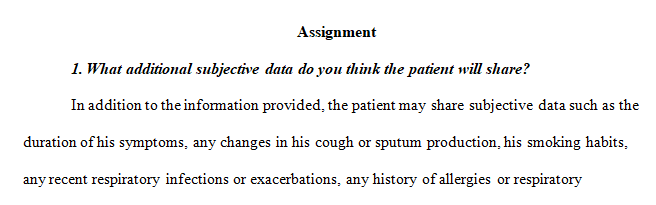 A 56-year-old white man presents with a decline in lung function