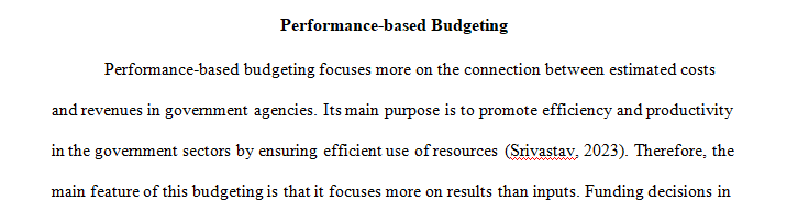 A criminal justice organization’s budget to examine its sources and uses of funds