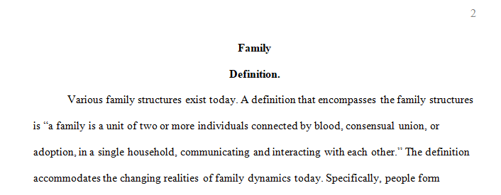 Discuss the importance of acknowledging nontraditional family structures