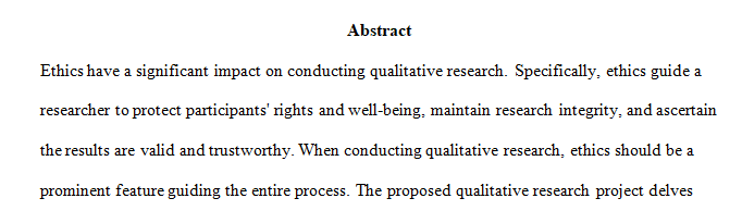 ethical considerations in  Embarking upon a qualitative research project2