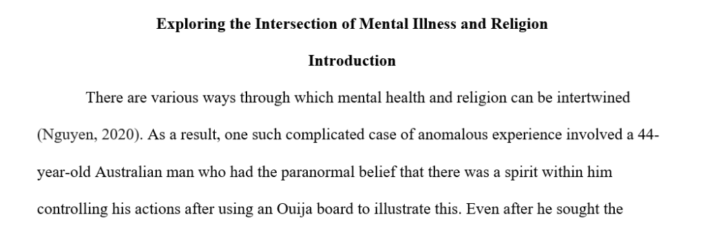 Analyze and apply critical thinking skills in the psychopathology of mental health patients