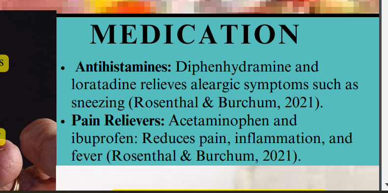 Design a patient teaching aid about OTC treatments for colds and cough