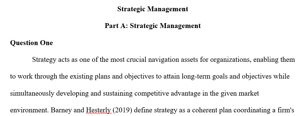 Strategic Management