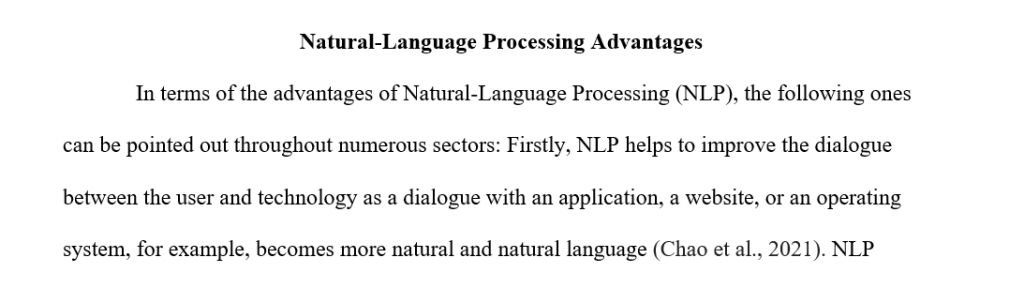 Three advantages of natural-language processing