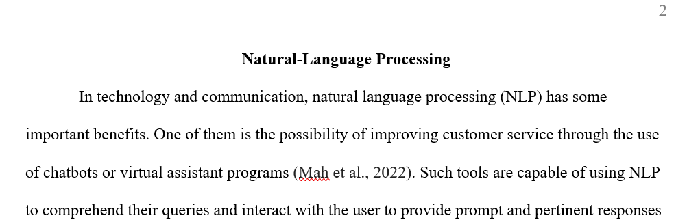 What are three advantages of natural-language processing