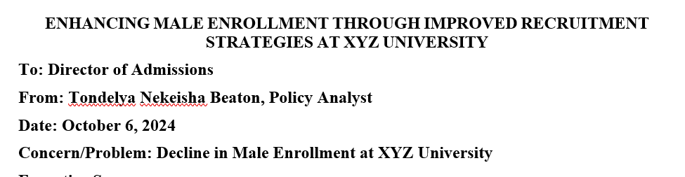 Policy Analysis Project 1