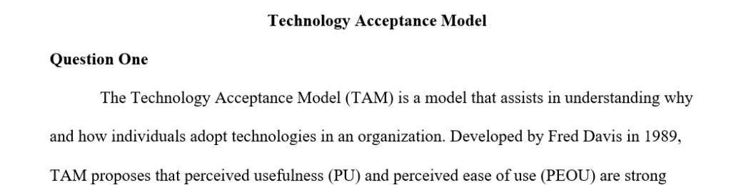 Technology Acceptance of Online Learning Technologies by Non-Traditional Students