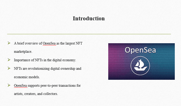 Discuss one of the existing NFT platforms or collections.
