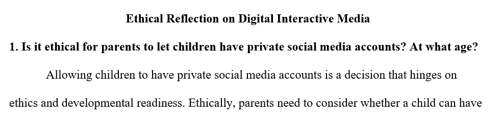 Ethical Issues