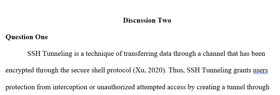 Meaning and purpose of SSH Tunneling