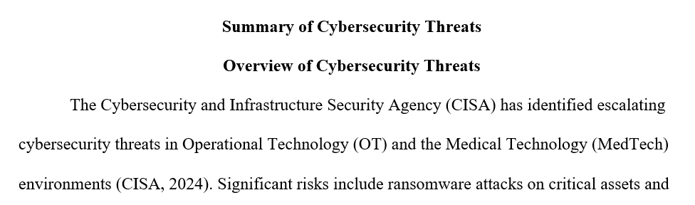 Review the currently active technology threats