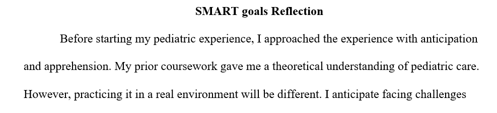 SMART Goals Evaluation