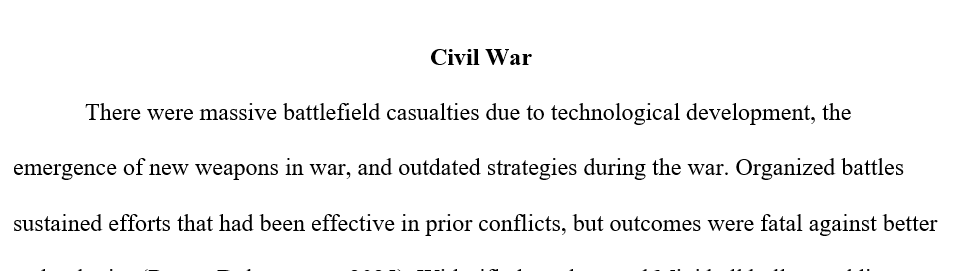 Why were battlefield casualties so high during the Civil War